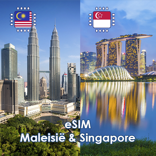 eSIM Maleisië & Singapore - 1GB