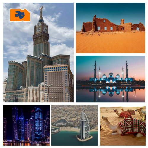 [SIM_8988_BESTME_3GB_30D] Data Sim Card The Best of the Middle East - 3GB
