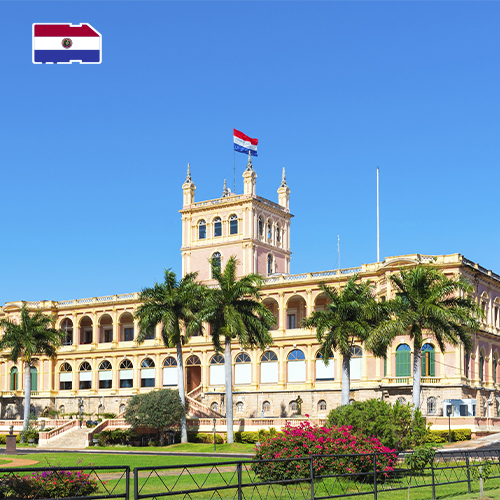 [WW_901O_STACK_ONEOFF_PARAGUAY_UNLIMITED_7D_FUP20] Data SIM Card Paraguay Unlimited (7 days)