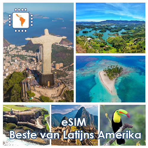 [WW_901O_STACK_ONEOFF_BESTLATAM2_UNLIMITED_7D_FUP20] eSIM Best of Latin America Unlimited (7 days)