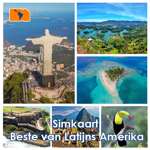 [SIM_8988_BESTLATAM_3GB_30D] Data Sim Card Best of Latin America - 3GB