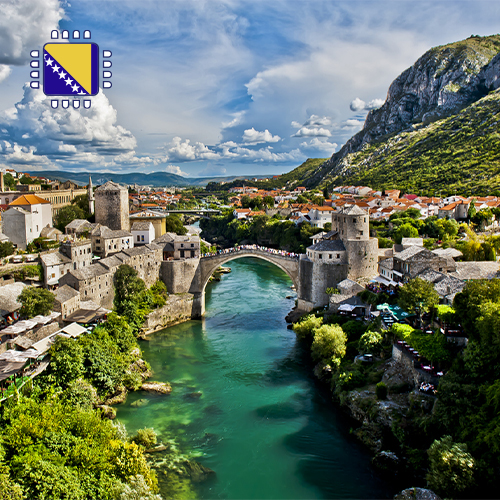 [WW_901O_STACK_ONEOFF_BOSNIA_UNLIMITED_7D_FUP20] Data SIM card Bosnia and Herzegovina Unlimited (7 days)