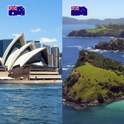 [SIM_8988_ANZ_1GB_7D] Data Simkaart Australië & Nieuw Zeeland - 1GB