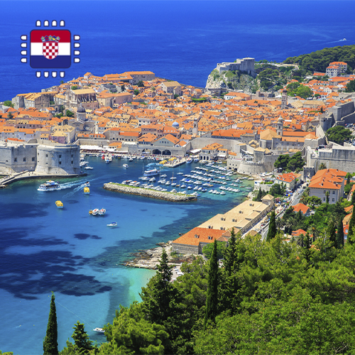[eSIM_8988_CROATIA_10GB_30D] eSIM Kroatië - 10GB